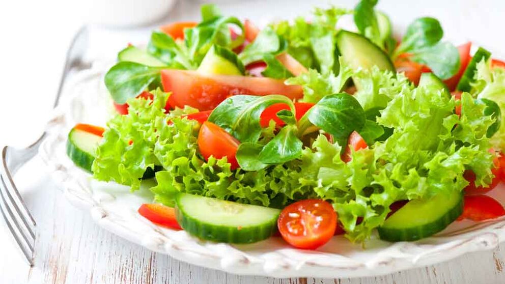salades de légumes frais pour perdre du poids