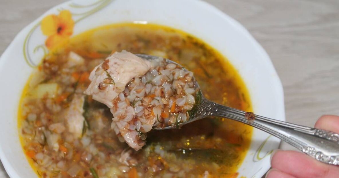 Soupe de sarrasin pour maigrir